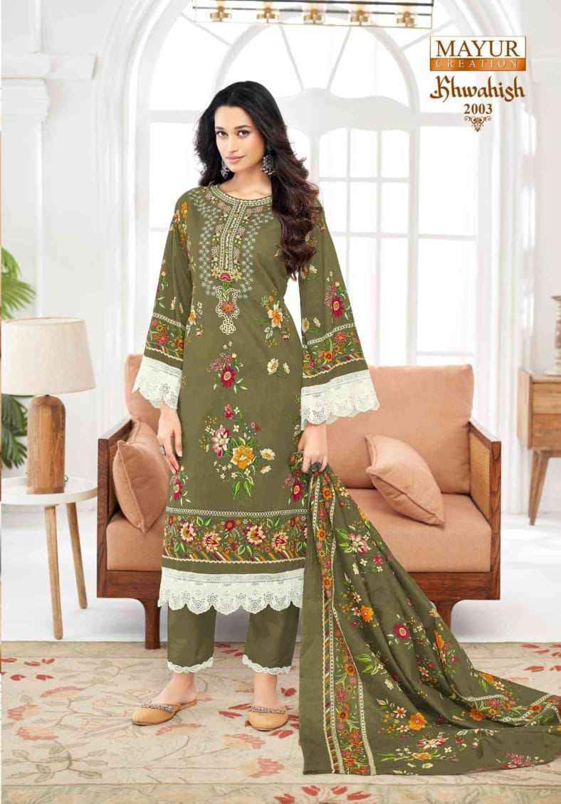 Mayur Creation Khwahish Vol 2 Lawn Cotton Dress Material 8 pcs Catalogue