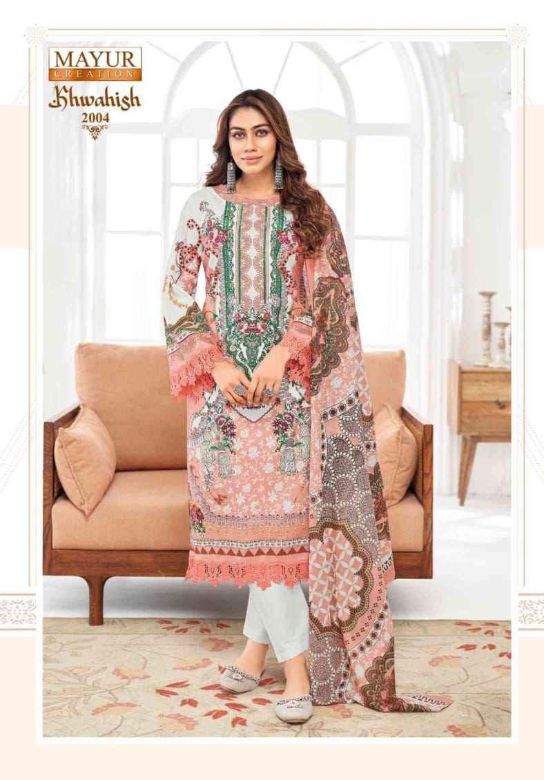 Mayur Creation Khwahish Vol 2 Lawn Cotton Dress Material 8 pcs Catalogue