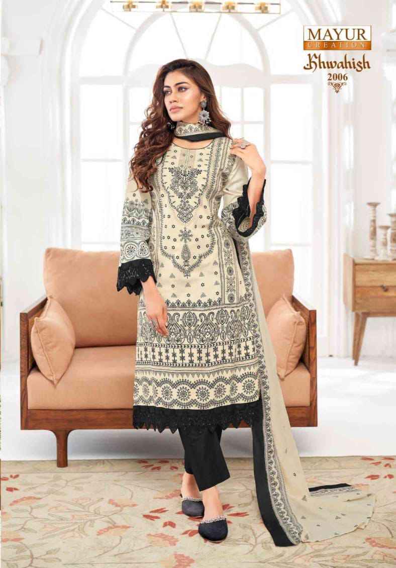 Mayur Creation Khwahish Vol 2 Lawn Cotton Dress Material 8 pcs Catalogue