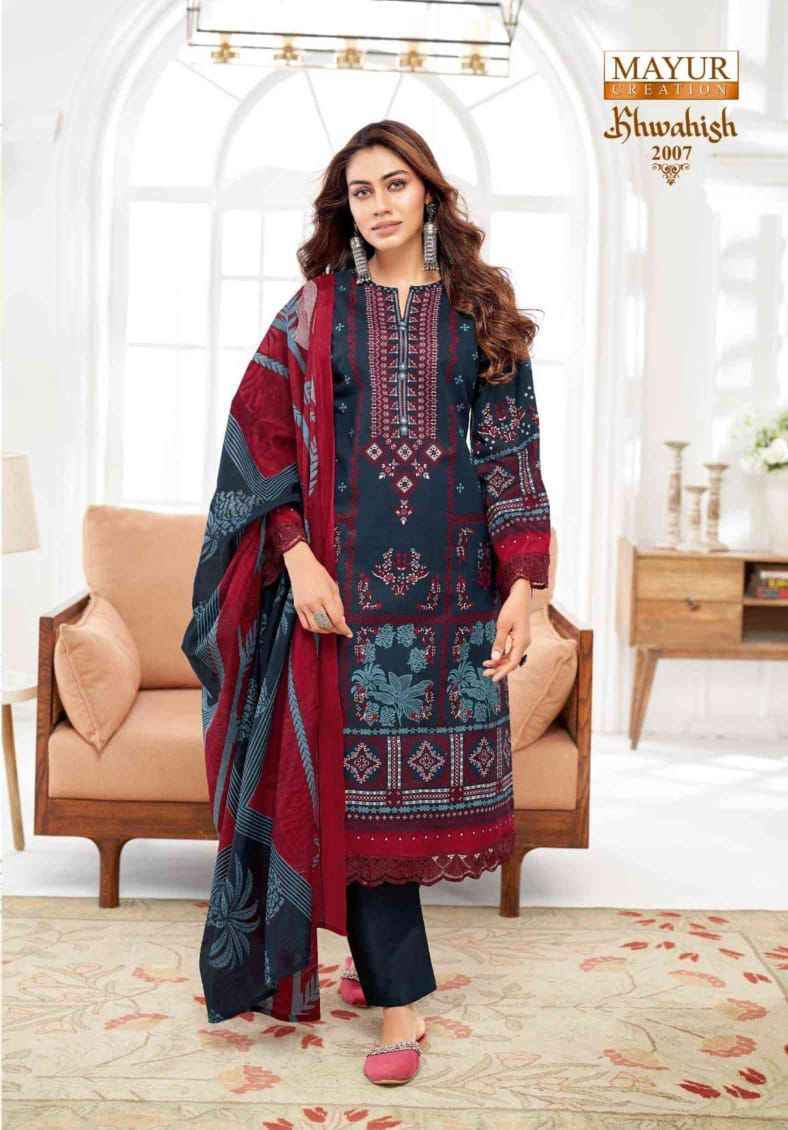 Mayur Creation Khwahish Vol 2 Lawn Cotton Dress Material 8 pcs Catalogue