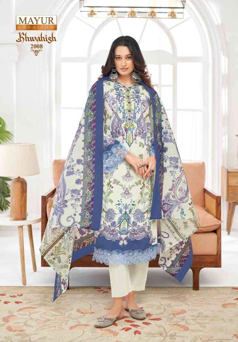Mayur Creation Khwahish Vol 2 Lawn Cotton Dress Material 8 pcs Catalogue