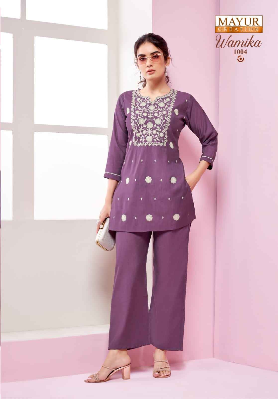 Mayur Creation Wamika Vol 1 Vetican  Silk Co Ord Set 6 pcs Catalogue