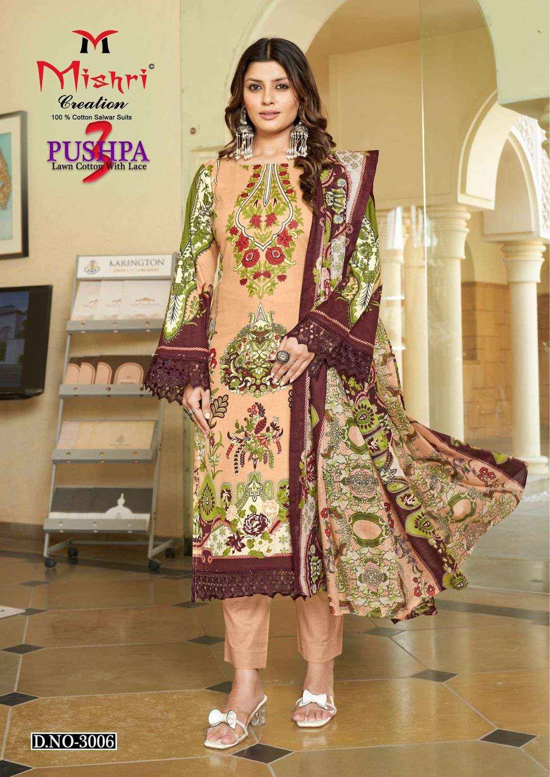 Mishri Creation Pushpa Vol 3 Readymade Cotton Dress 6 pcs Catalogue