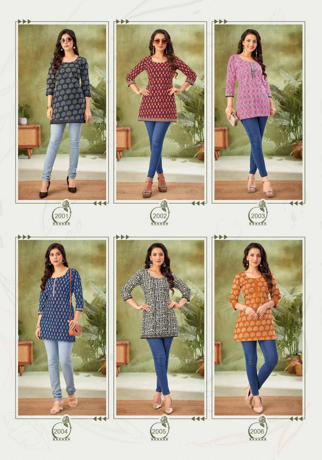 Miss World Choice Khushi Vol 2 Cotton Kurti 10 pcs Catalogue