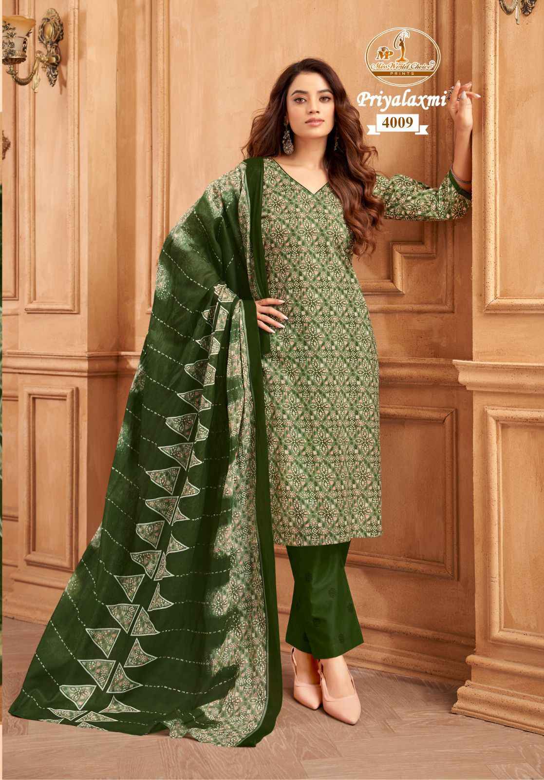 Miss World Choice Priyalaxmi Vol 4 Cotton Dress Material 10 pcs Catalogue