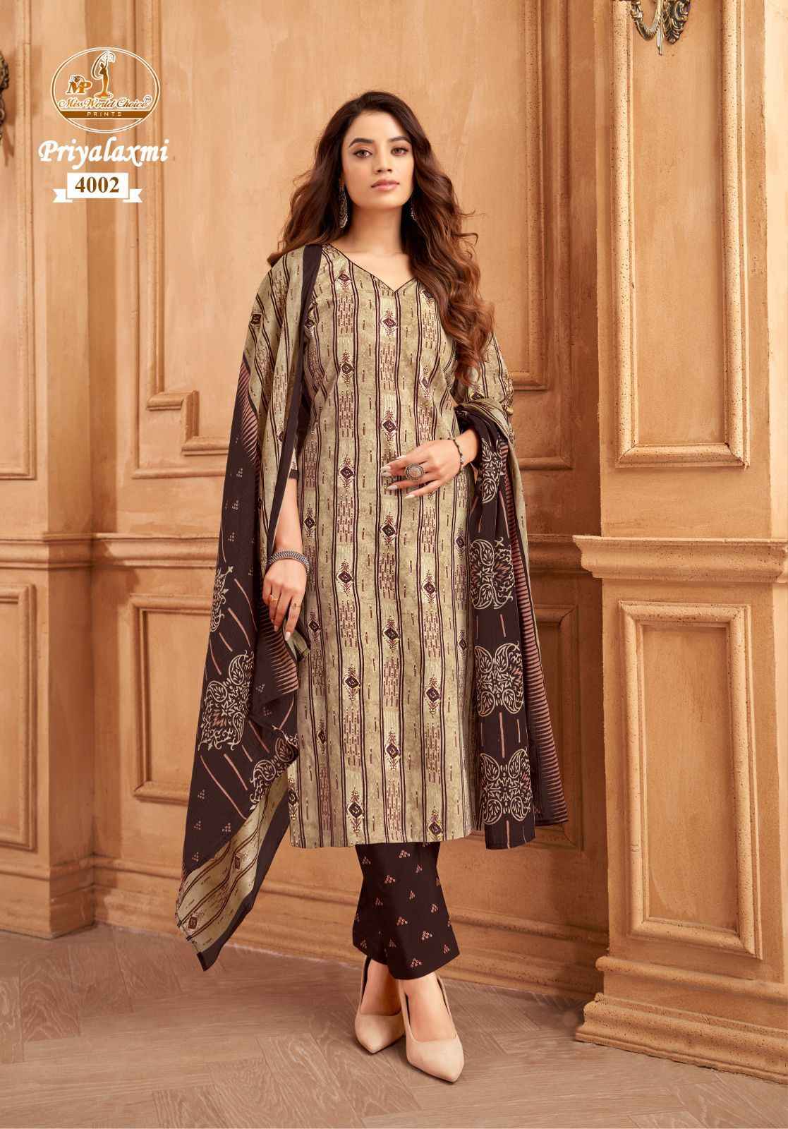 Miss World Choice Priyalaxmi Vol 4 Cotton Dress Material 10 pcs Catalogue