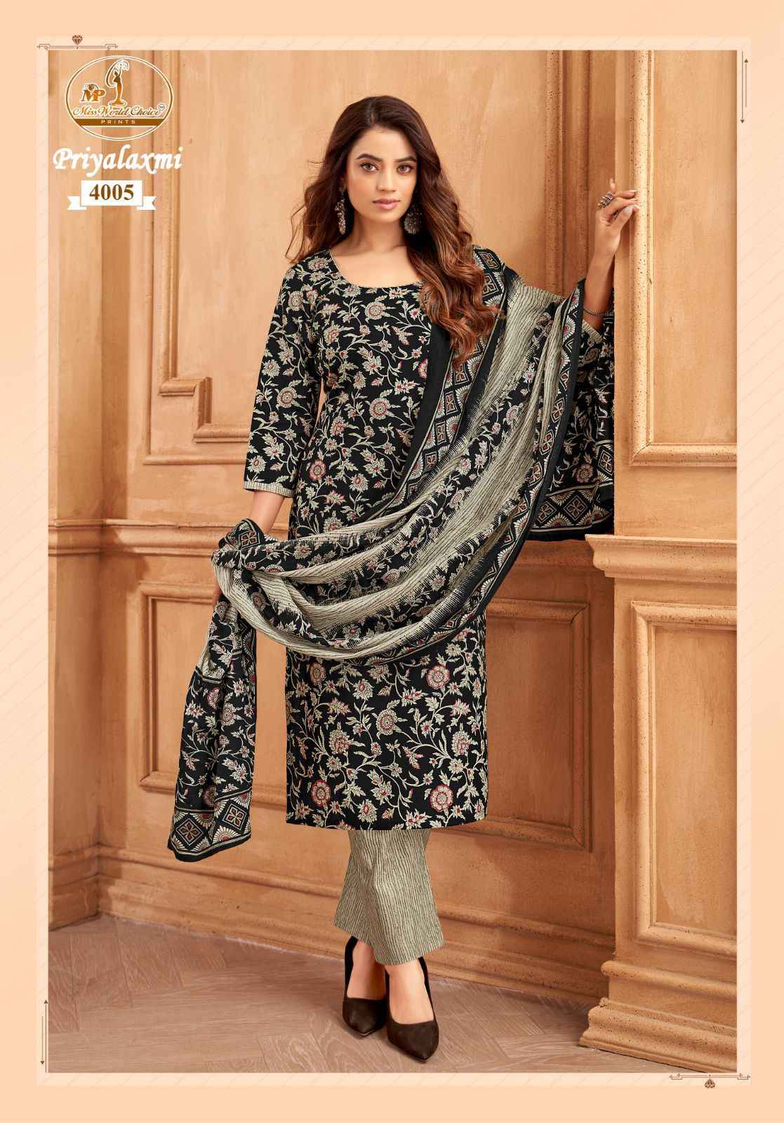 Miss World Choice Priyalaxmi Vol 4 Cotton Dress Material 10 pcs Catalogue