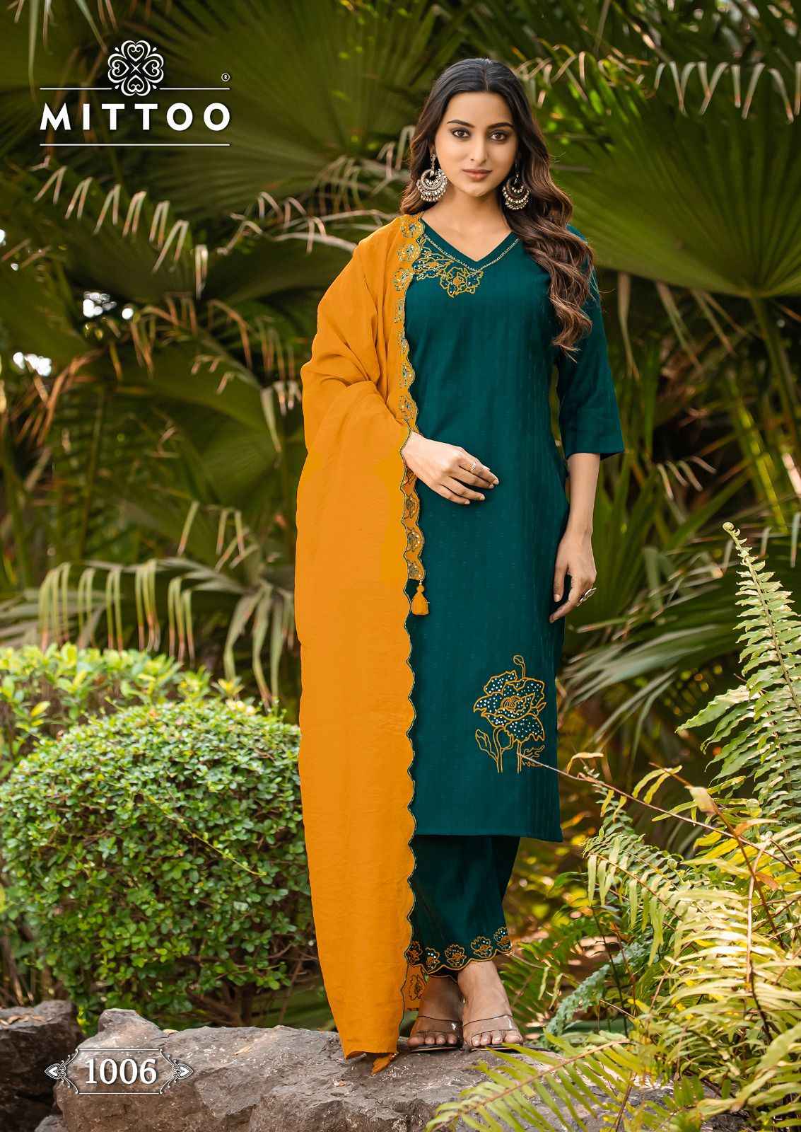 Mittoo Elite Viscose Silk Kurti Combo 6 pcs Catalogue