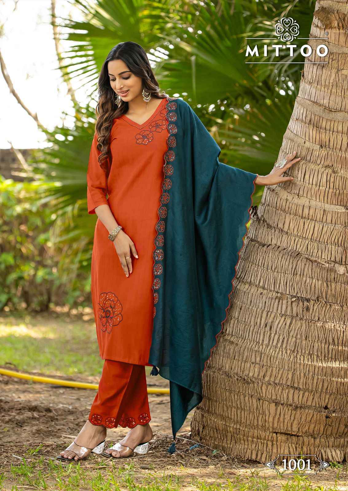 Mittoo Elite Viscose Silk Kurti Combo 6 pcs Catalogue