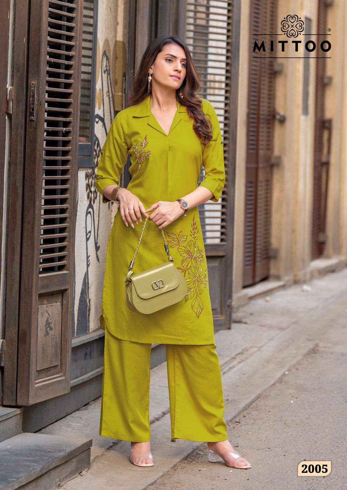 Mittoo Eshani Rayon Co Ord Set 6 pcs Catalogue