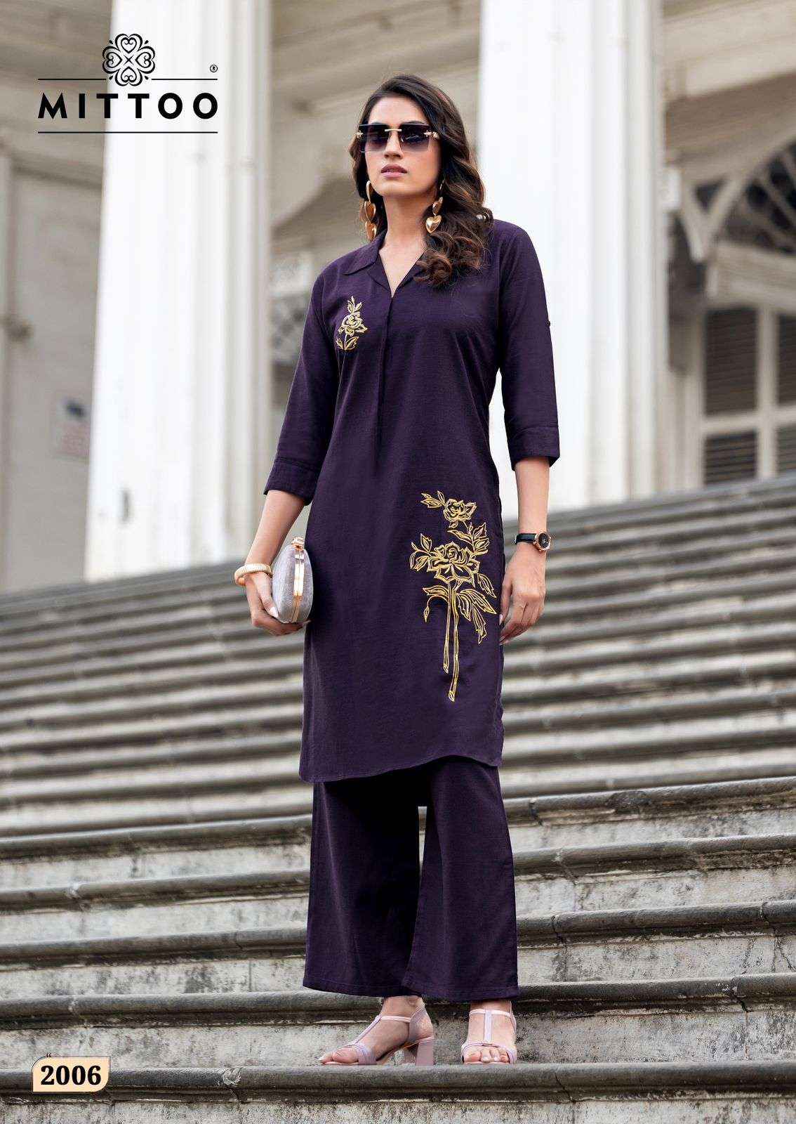 Mittoo Eshani Rayon Co Ord Set 6 pcs Catalogue