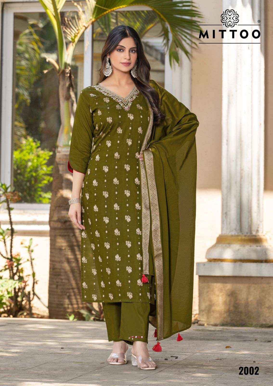 Mittoo Hansika Cotton Jacquard Kurti Combo 5 pcs Catalogue