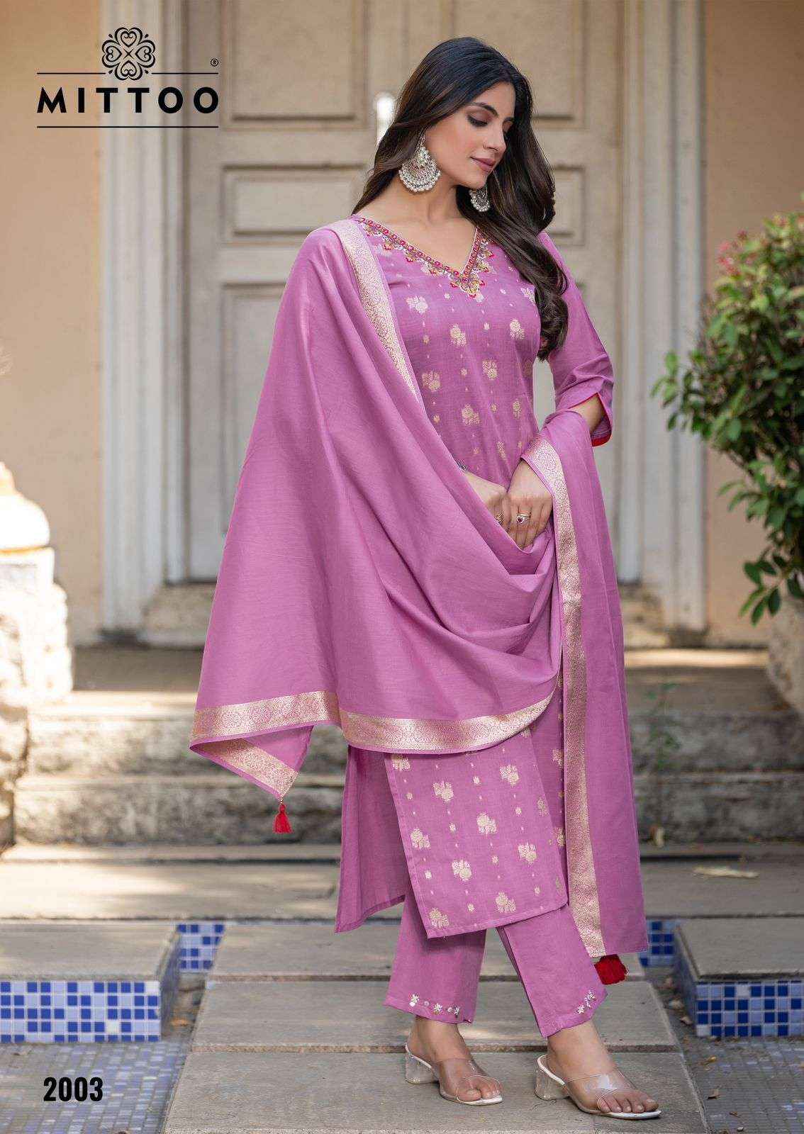 Mittoo Hansika Cotton Jacquard Kurti Combo 5 pcs Catalogue
