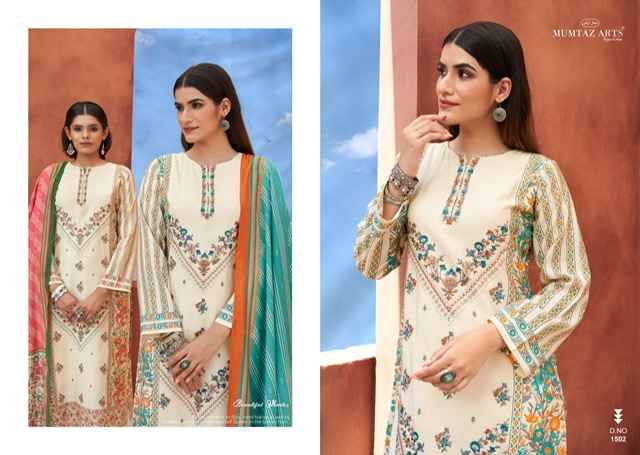 Mumtaz Arts Mariyam Viscose Rayon Dress Material 4 pcs Catalogue