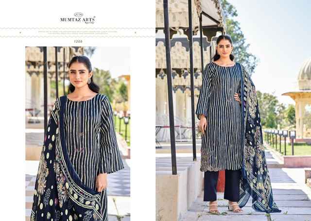 Mumtaz Arts Nyasia Jam Satin Dress Material 6 pcs Catalogue