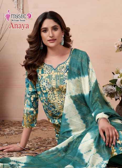 Mystic 9 Anaya Vol 3 Rayon Kurti Combo 8 pcs Catalogue