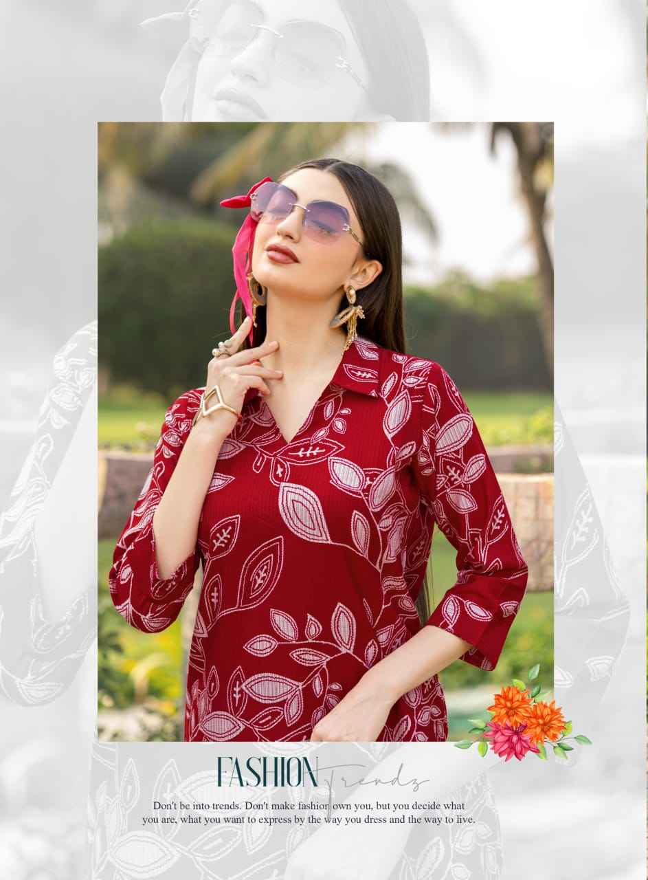 Mystic 9 Priya Vol 1 Viscouse Rayon Co Ord Set 10 pcs Catalogue