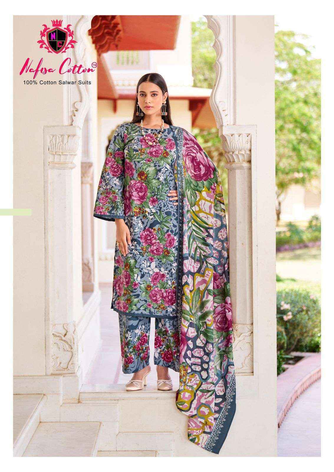 Nafisa Cotton Hoor Printed Summer Edition 25 Cotton Dress Material 6 pcs Catalogue