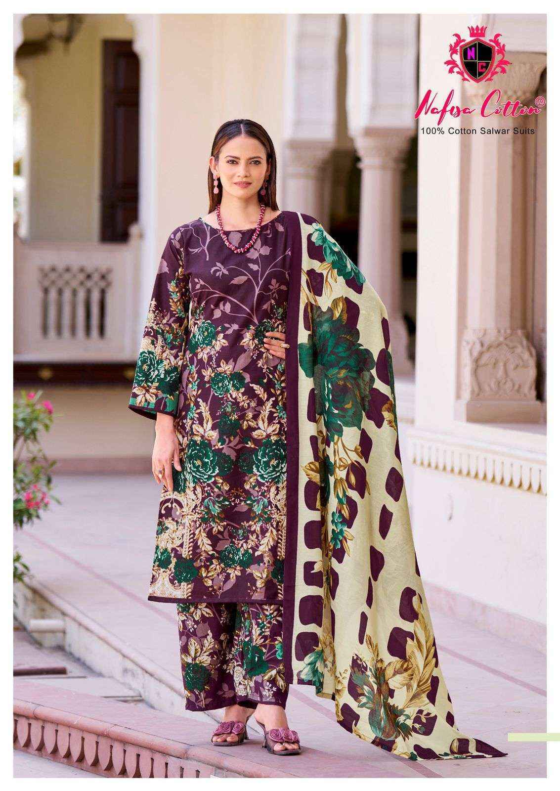 Nafisa Cotton Hoor Printed Summer Edition 25 Cotton Dress Material 6 pcs Catalogue