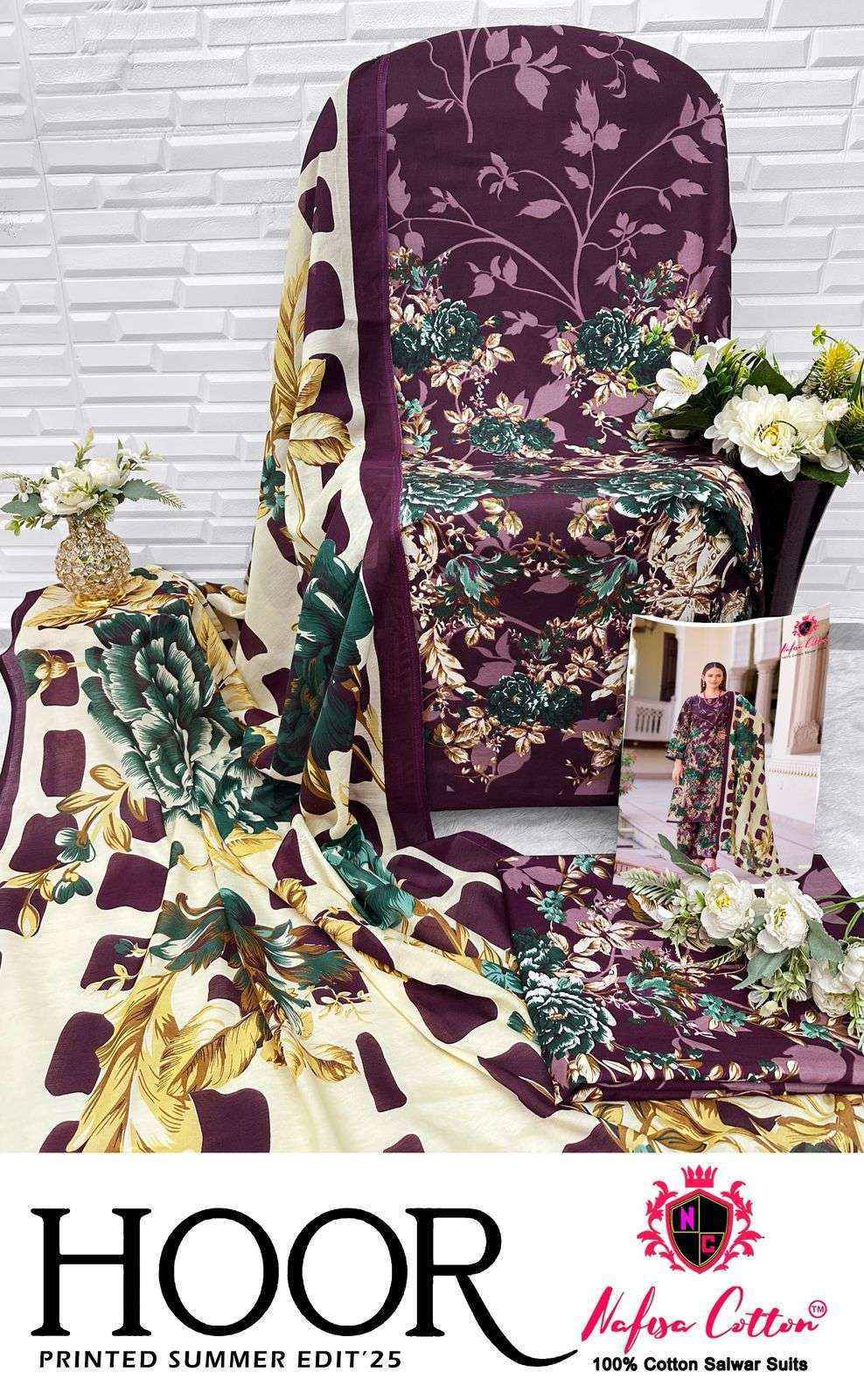 Nafisa Cotton Hoor Printed Summer Edition 25 Cotton Dress Material 6 pcs Catalogue