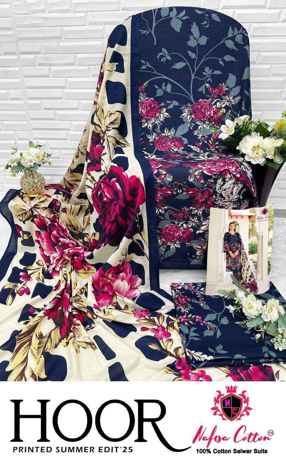 Nafisa Cotton Hoor Printed Summer Edition 25 Cotton Dress Material 6 pcs Catalogue
