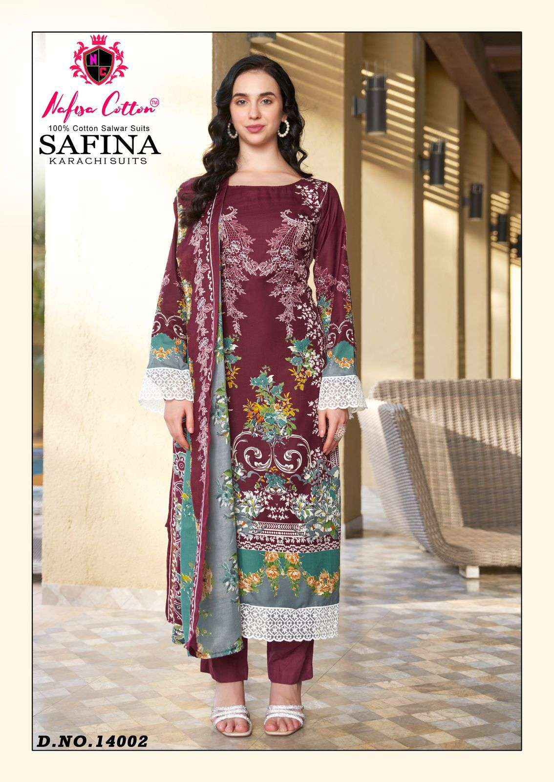 Nafisa Cotton Safina Vol 14 Cotton Dress Material 6 pcs Catalogue