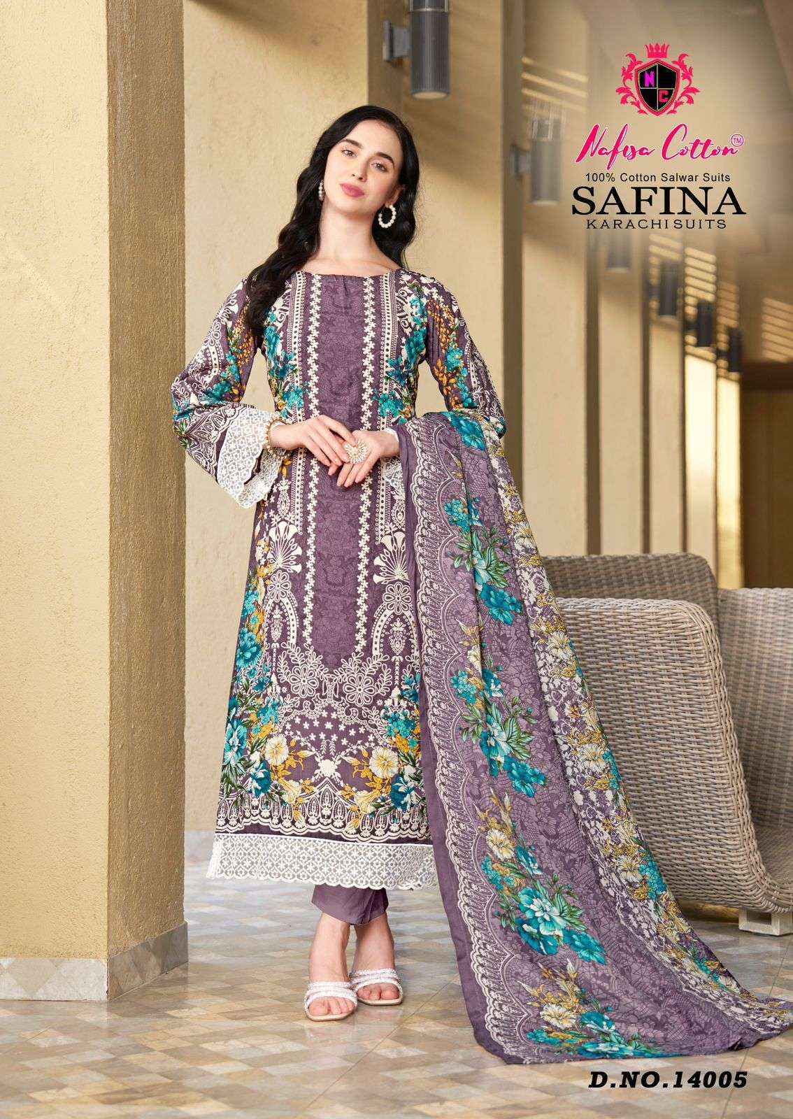 Nafisa Cotton Safina Vol 14 Cotton Dress Material 6 pcs Catalogue