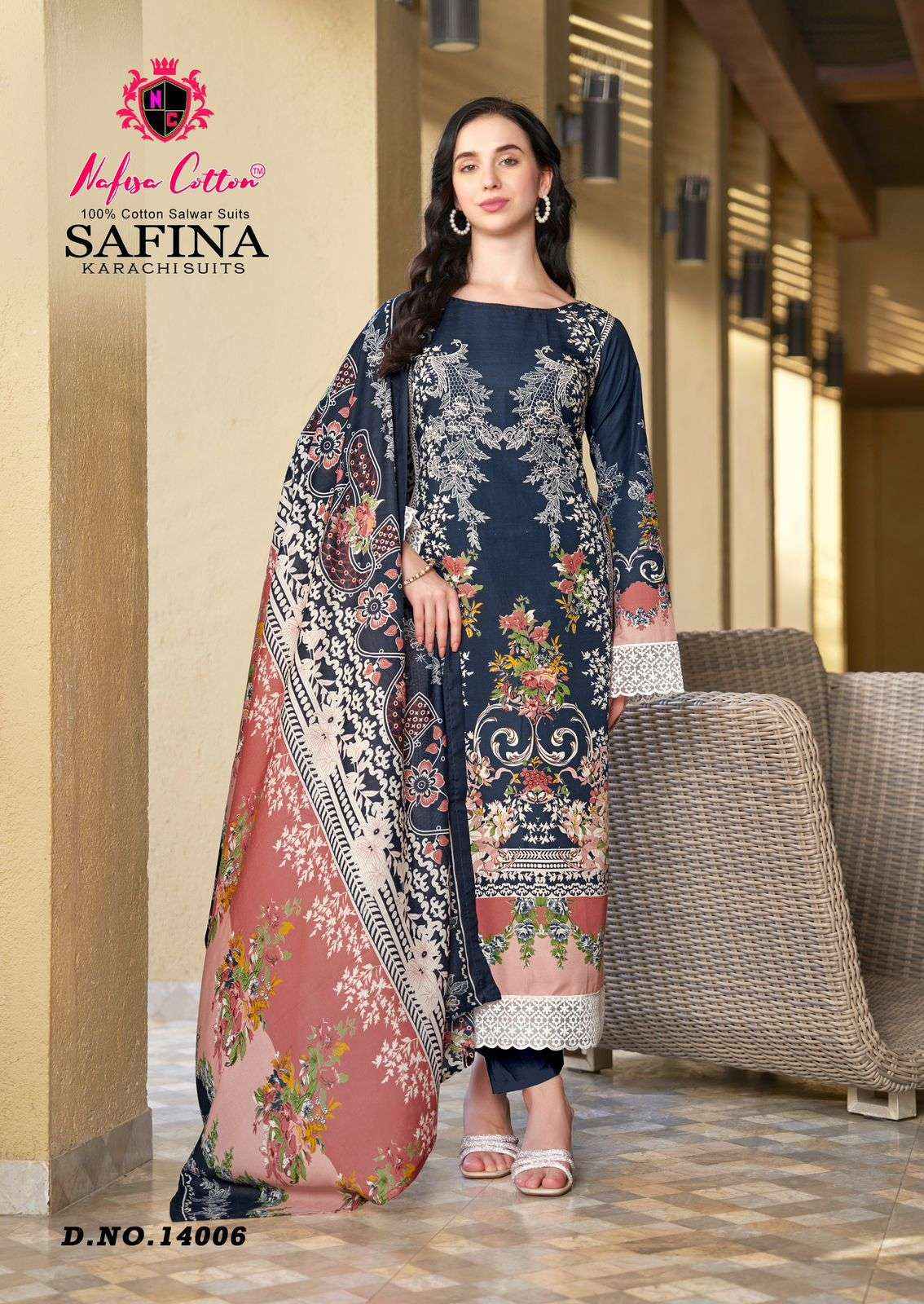 Nafisa Cotton Safina Vol 14 Cotton Dress Material 6 pcs Catalogue
