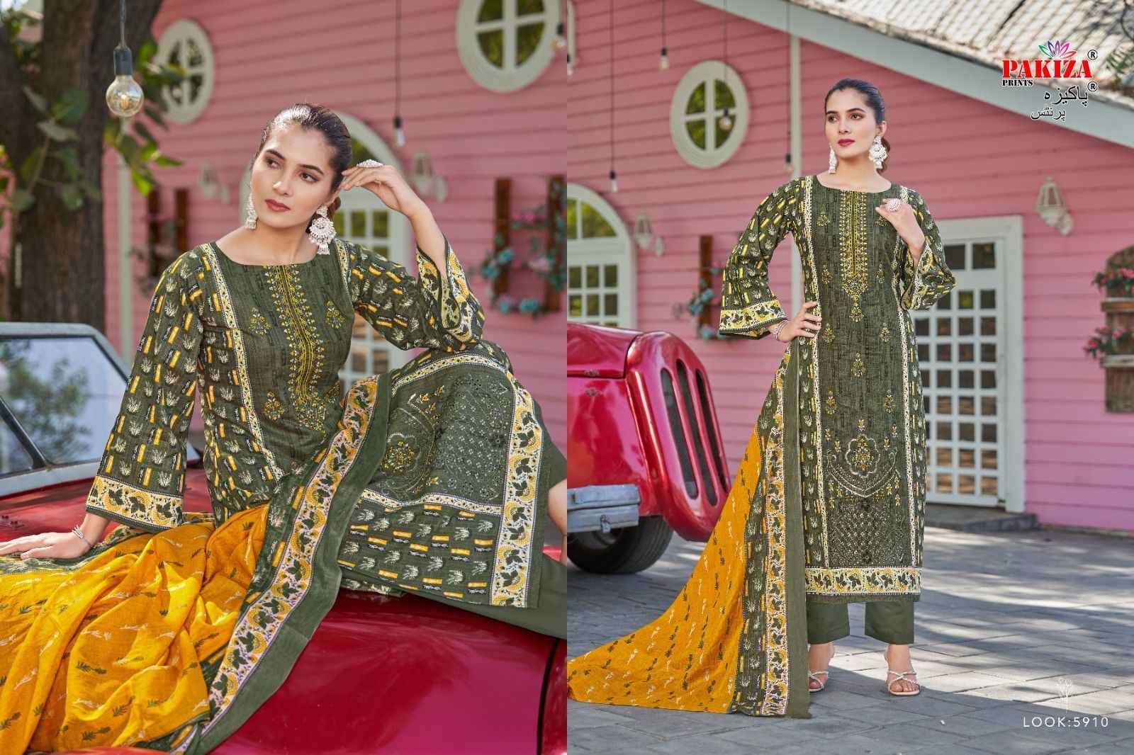 Pakiza Prints Firdaus Vol 59 Lawn Dress Material 10 pcs Catalogue
