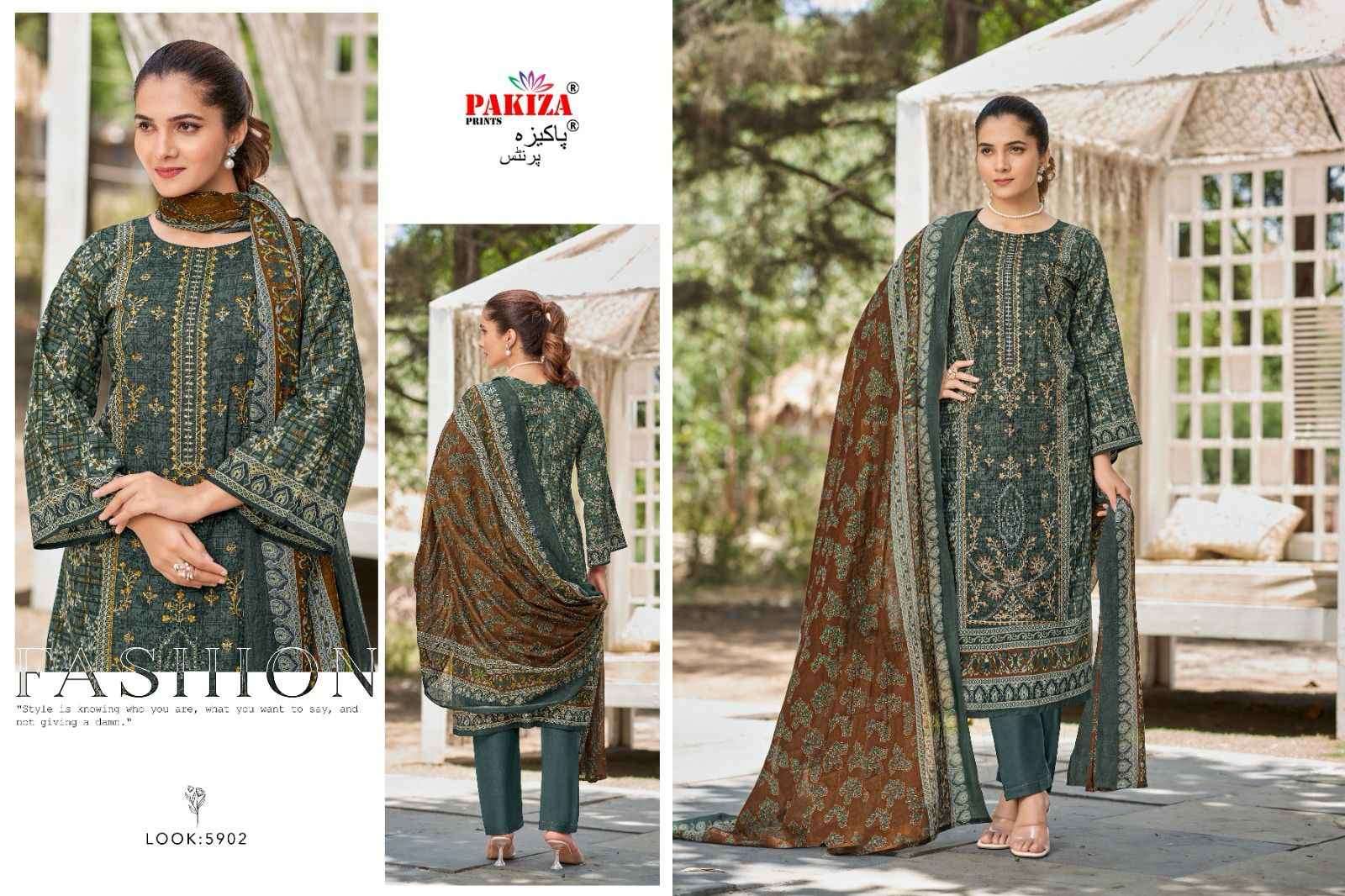 Pakiza Prints Firdaus Vol 59 Lawn Dress Material 10 pcs Catalogue