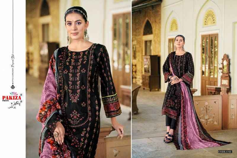 Pakiza Prints Khusboo Vol 57 Lawn Dress Material 10 pcs Catalogue