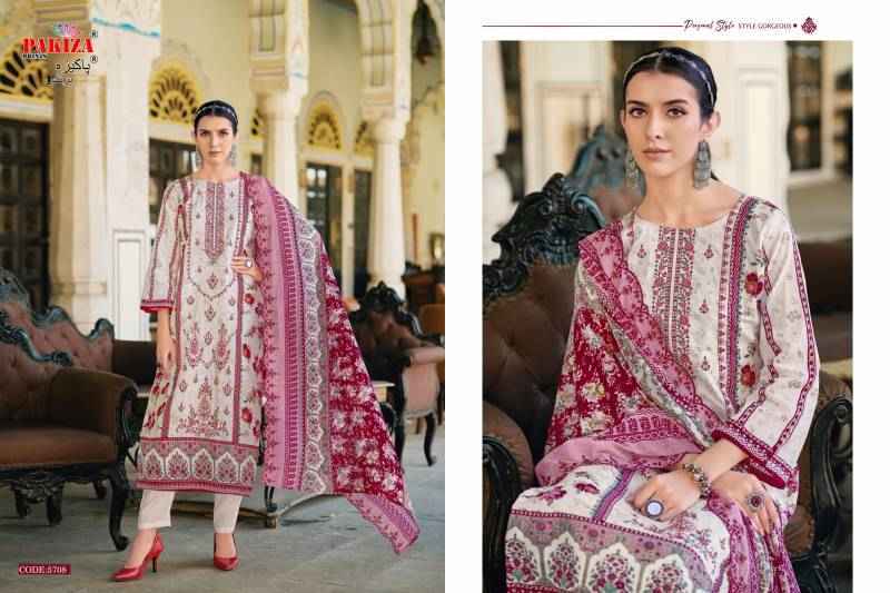 Pakiza Prints Khusboo Vol 57 Lawn Dress Material 10 pcs Catalogue
