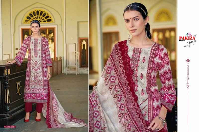 Pakiza Prints Khusboo Vol 57 Lawn Dress Material 10 pcs Catalogue