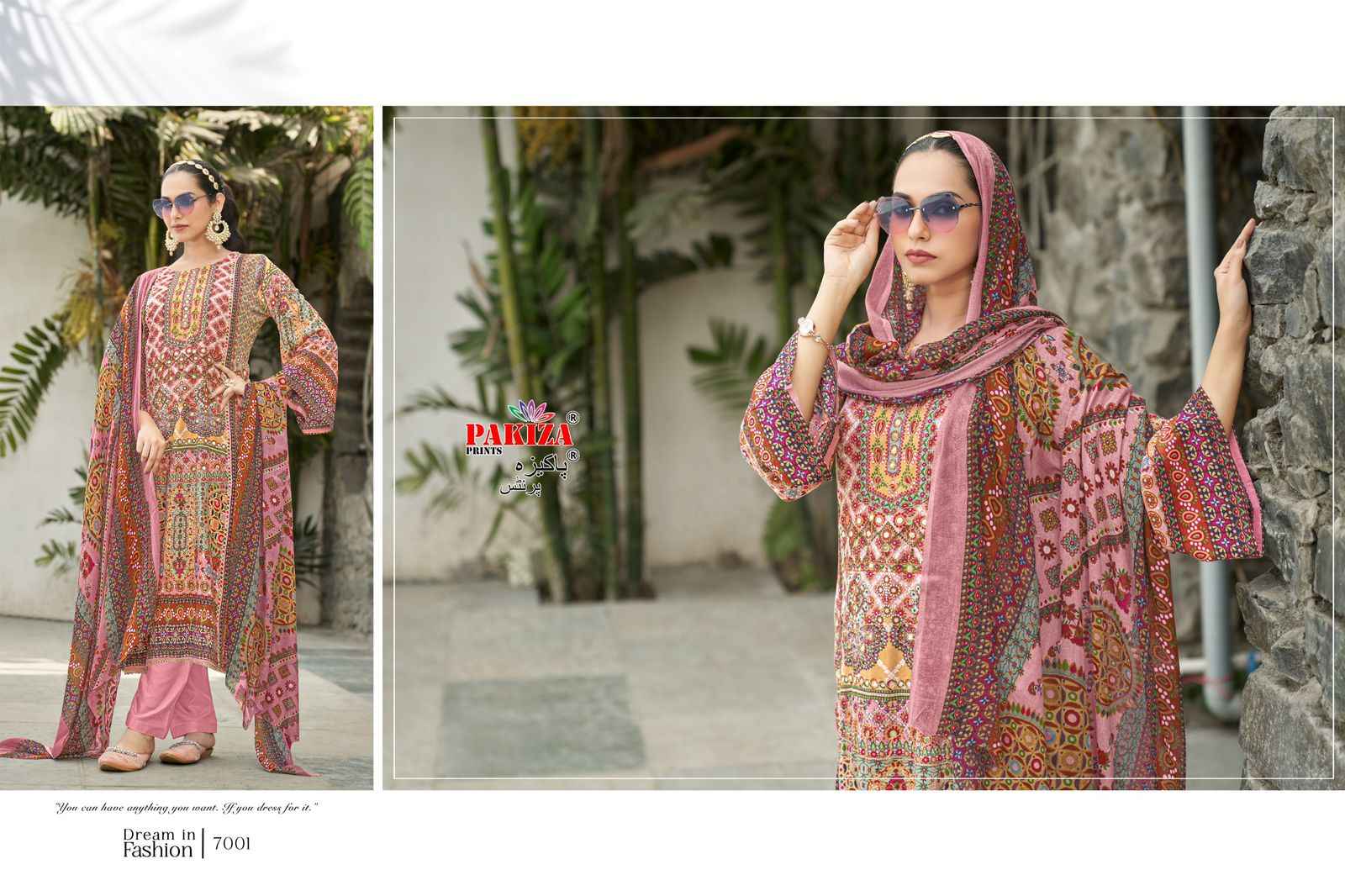 Pakiza Prints Nawazish Vol 7 Rayon Dress Material 4 pcs Catalogue