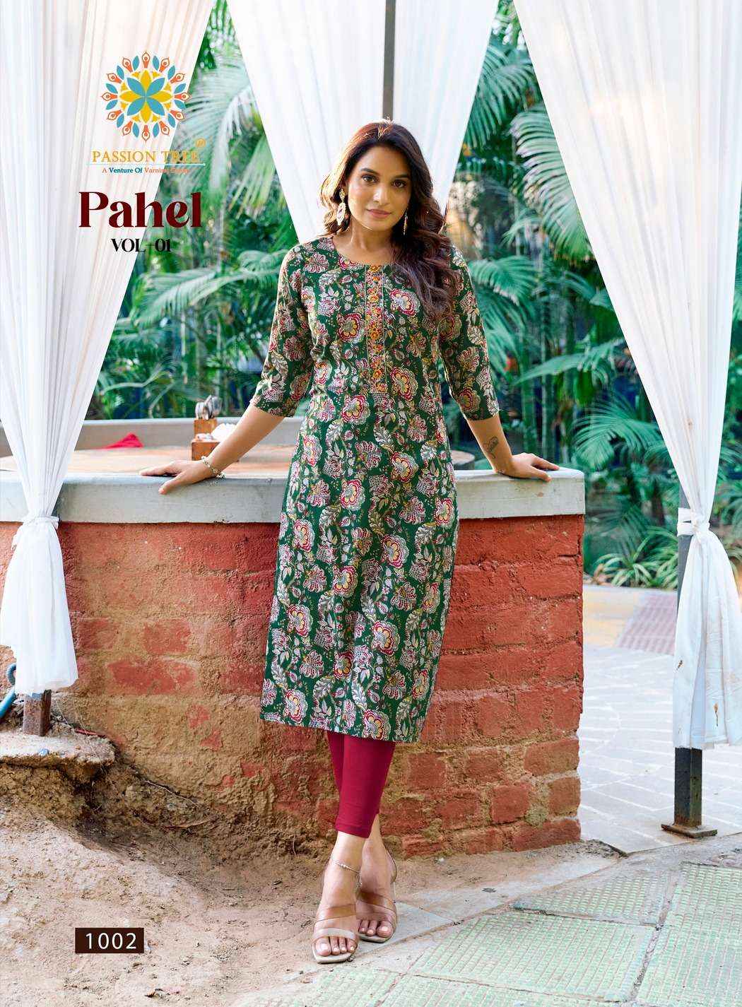 Passion Tree Pahel Vol 1 Cotton Kurti 7 pcs Catalogue