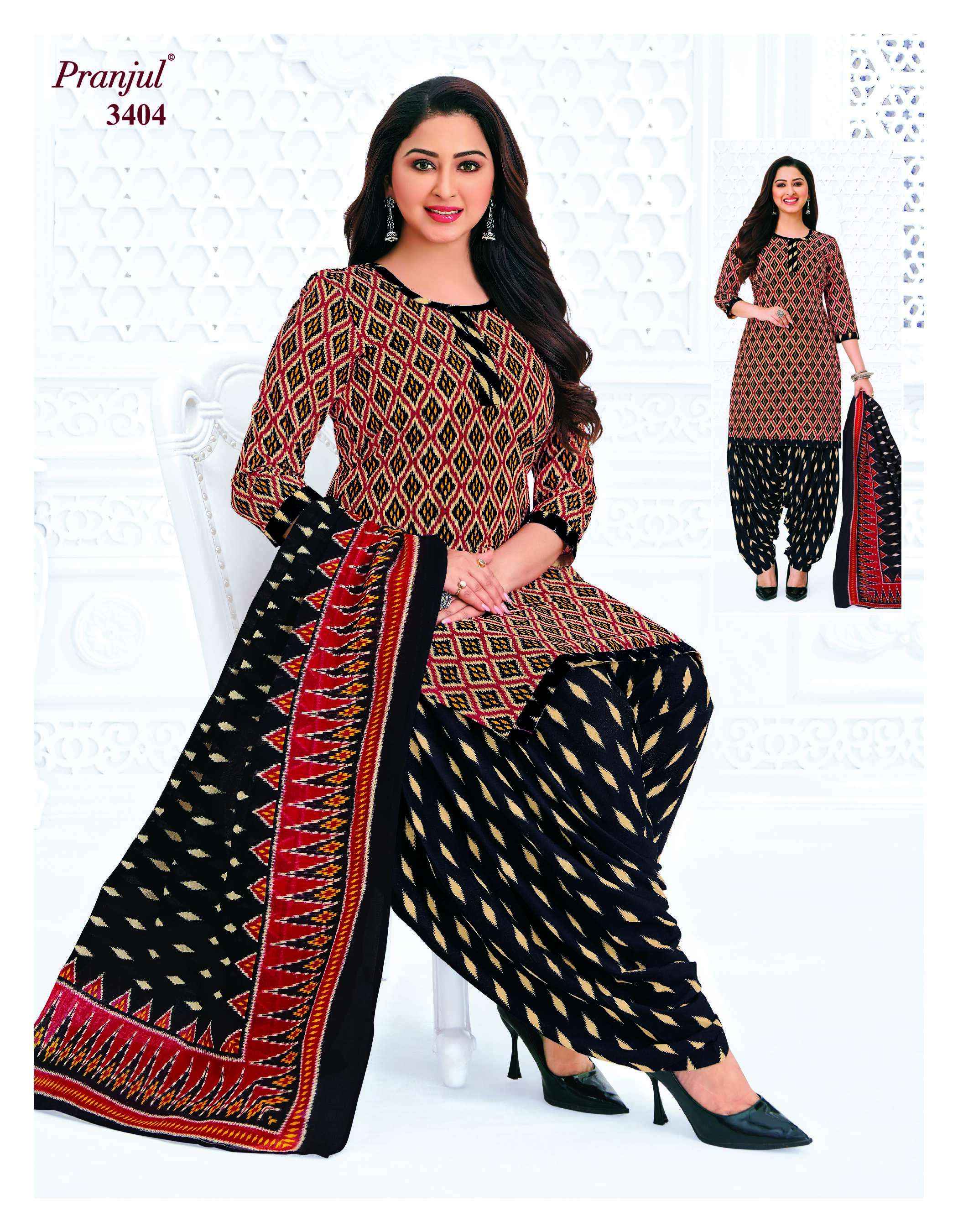 Pranjul Priyanshi Vol 34 Cotton Dress Material 36 pcs Catalogue