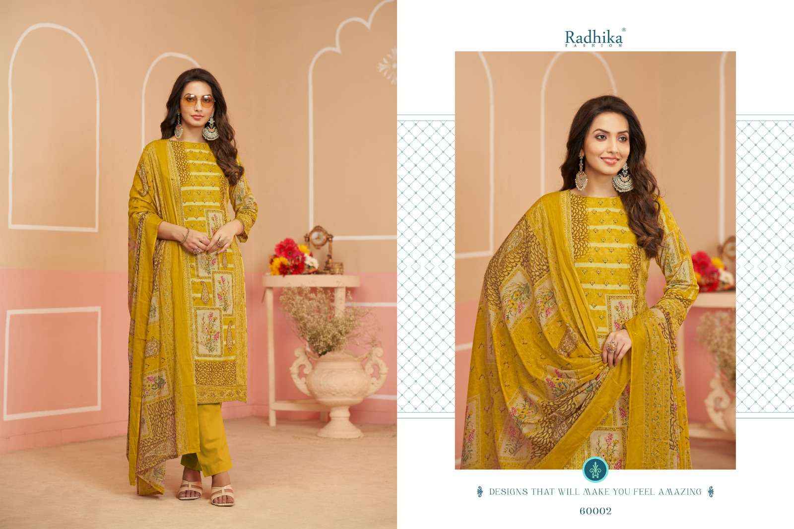 Radhika Fashion Azara Avnee Vol 2 Lawn Cotton Dress Material 4 pcs Catalogue