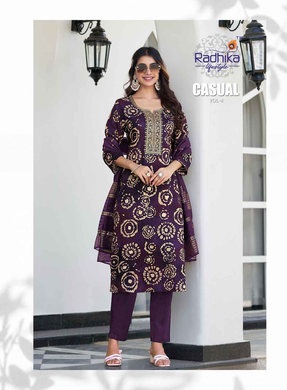 Radhika Lifestyle Casual Vol 4 Rayon Kurti Combo 6 pcs Catalogue