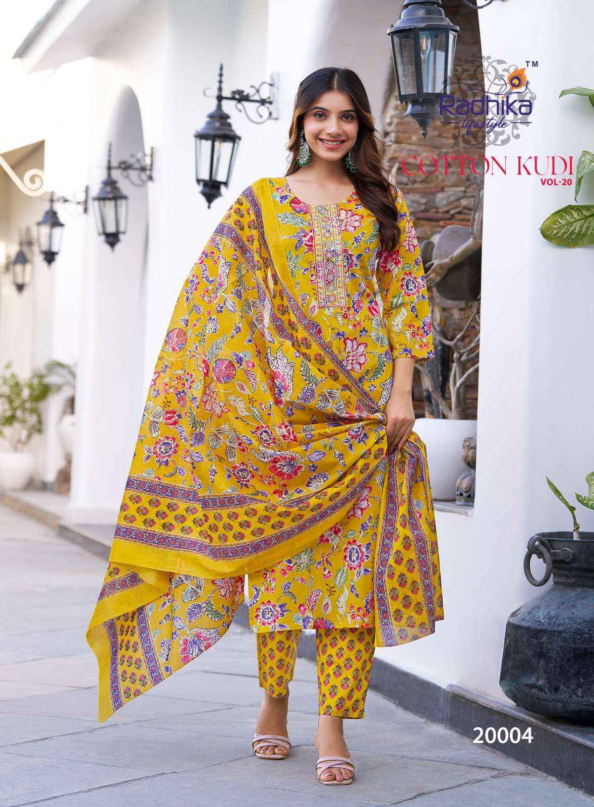 Radhika Lifestyle Cotton Kudi Vol 20 Cotton Kurti Combo 8 pcs Catalogue