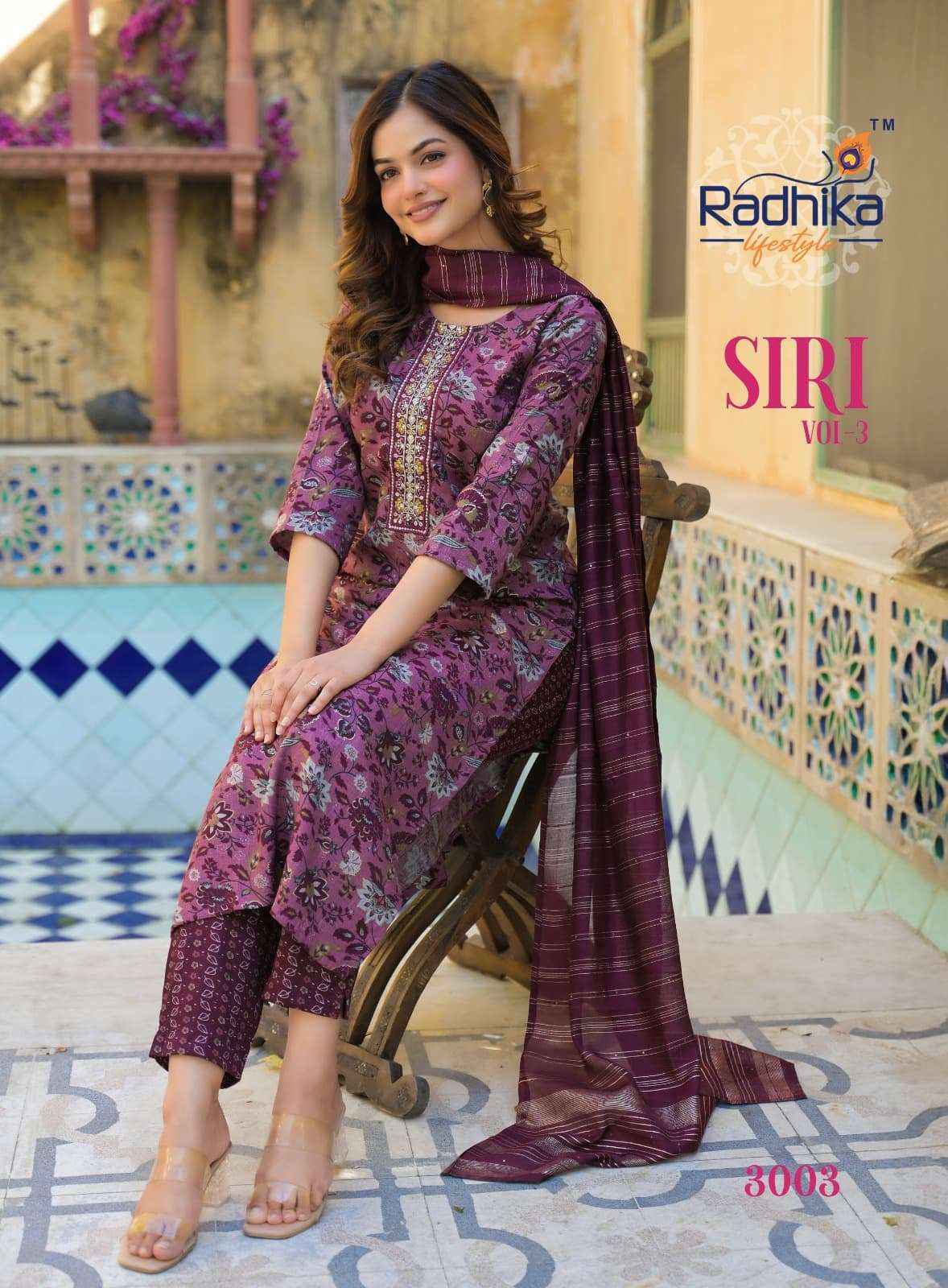 Radhika Lifestyle Siri Vol 3 Rayon Kurti Combo 8 pcs Catalogue