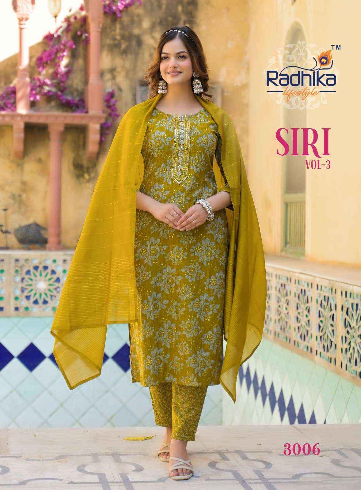 Radhika Lifestyle Siri Vol 3 Rayon Kurti Combo 8 pcs Catalogue