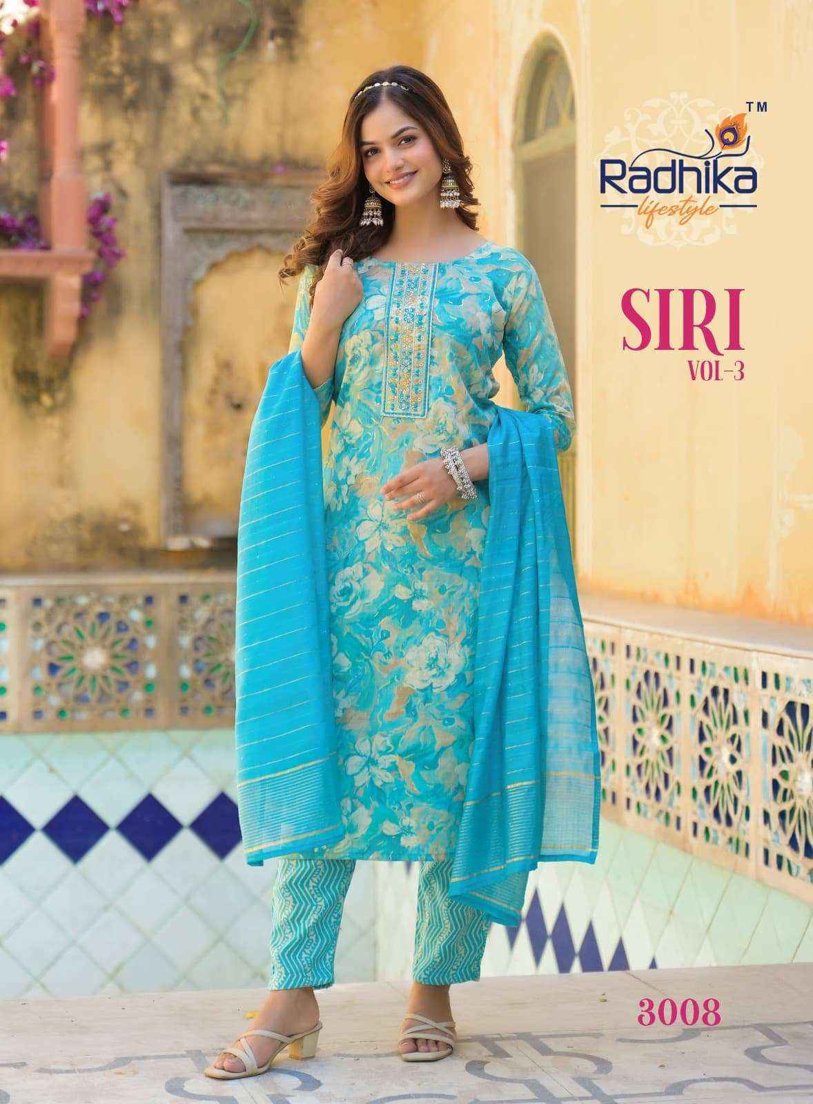 Radhika Lifestyle Siri Vol 3 Rayon Kurti Combo 8 pcs Catalogue