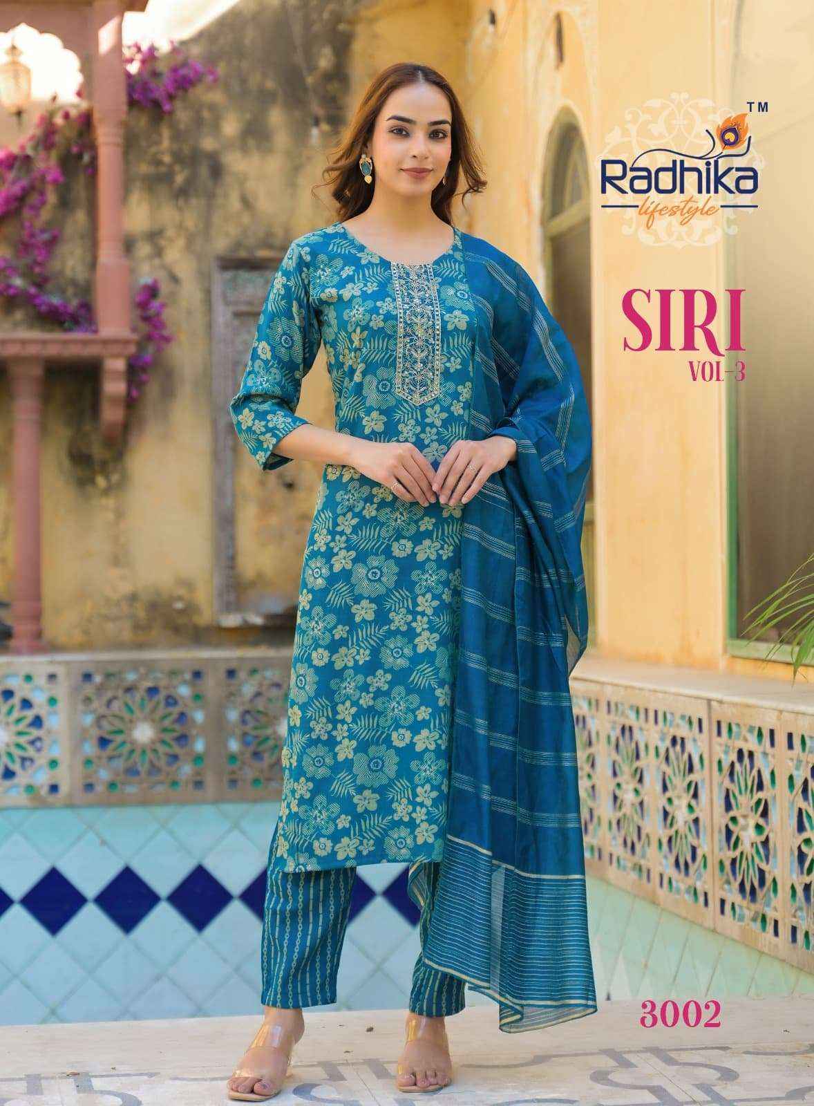 Radhika Lifestyle Siri Vol 3 Rayon Kurti Combo 8 pcs Catalogue