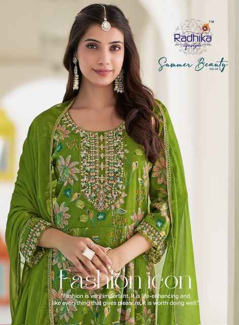 Radhika Lifestyle Summer Beauty Vol 4 Cotton Kurti Combo 6 pcs Catalogue