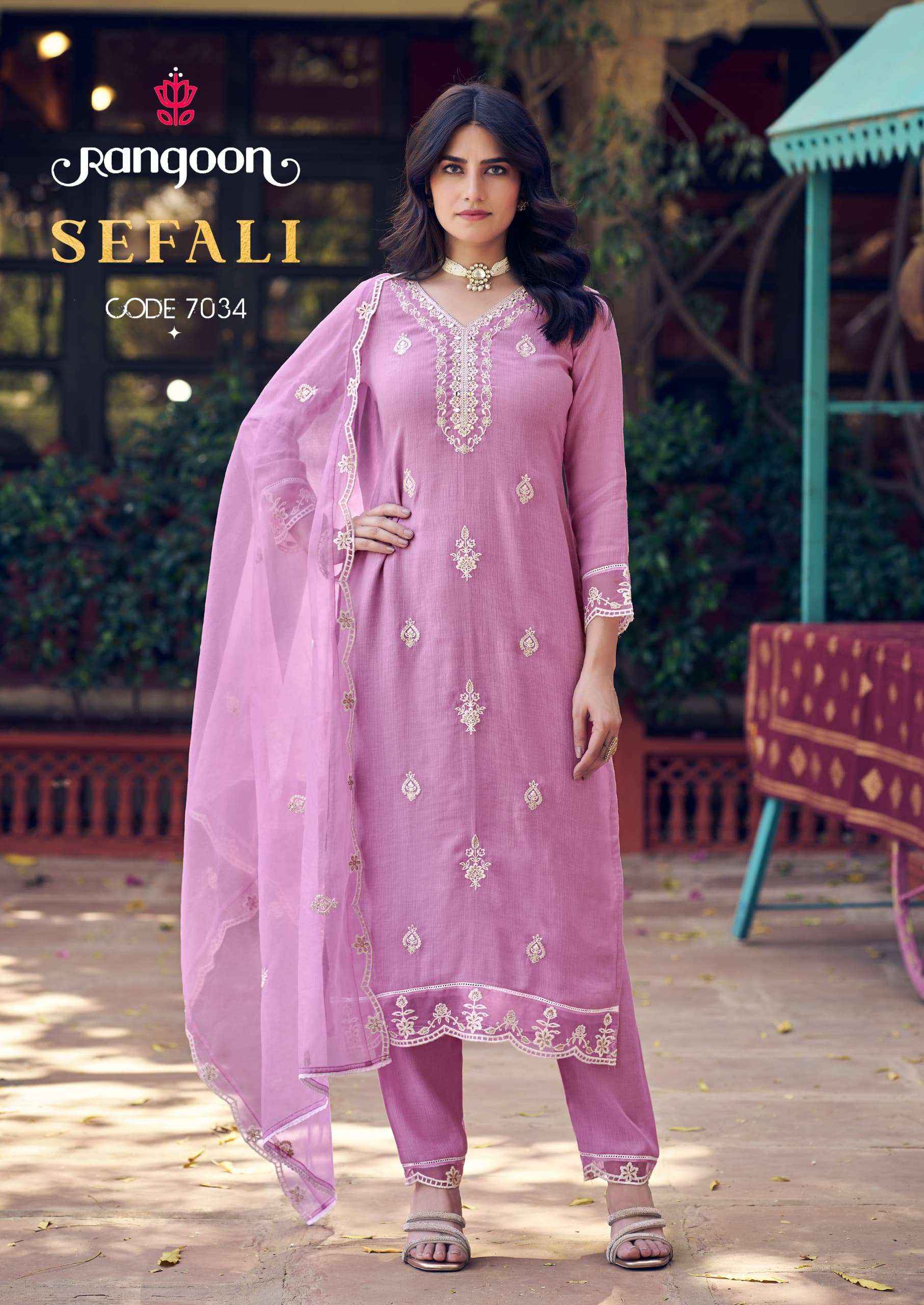 Rangoon Sefali Viscose Kurti Combo 4 pcs Catalogue