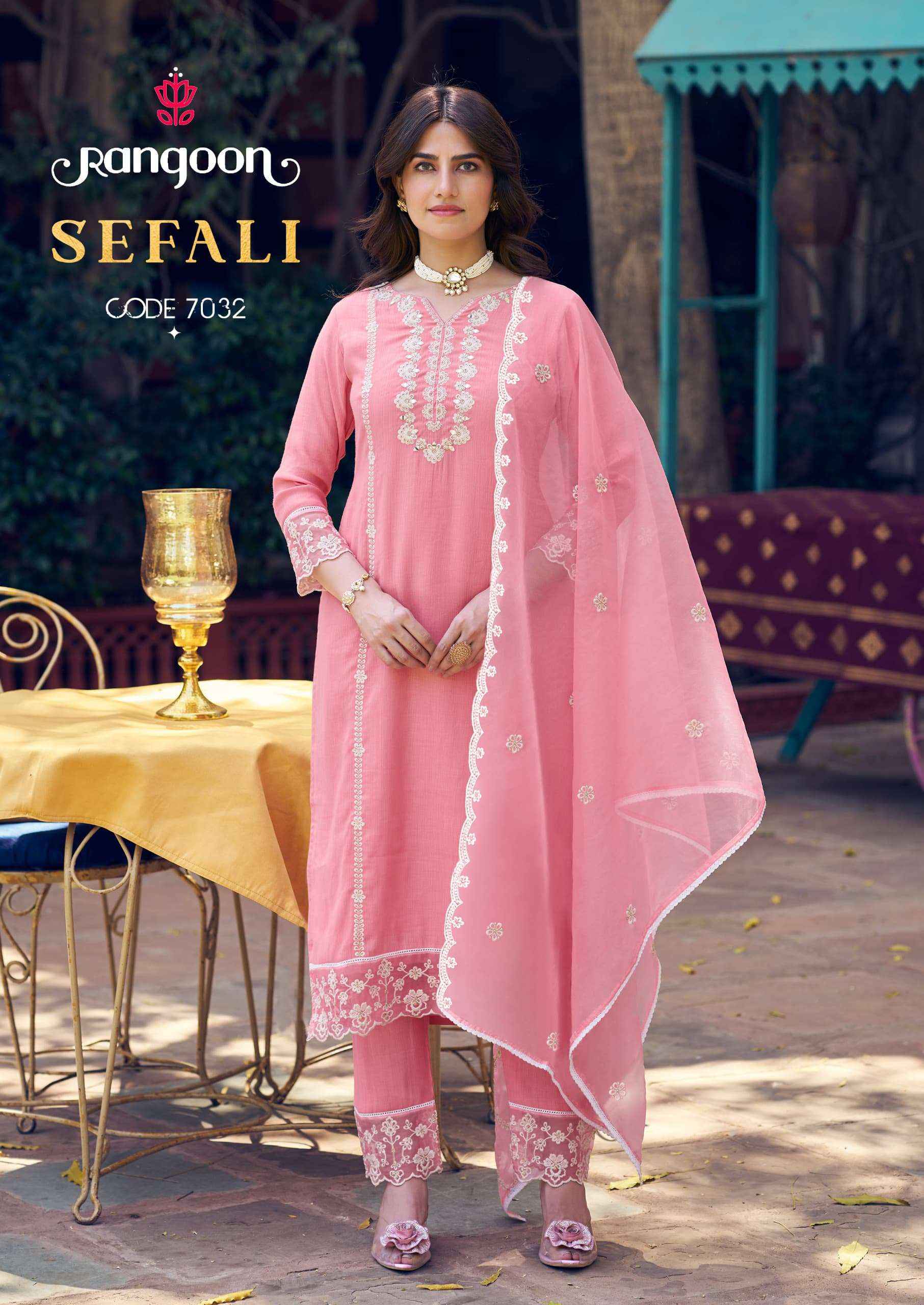 Rangoon Sefali Viscose Kurti Combo 4 pcs Catalogue