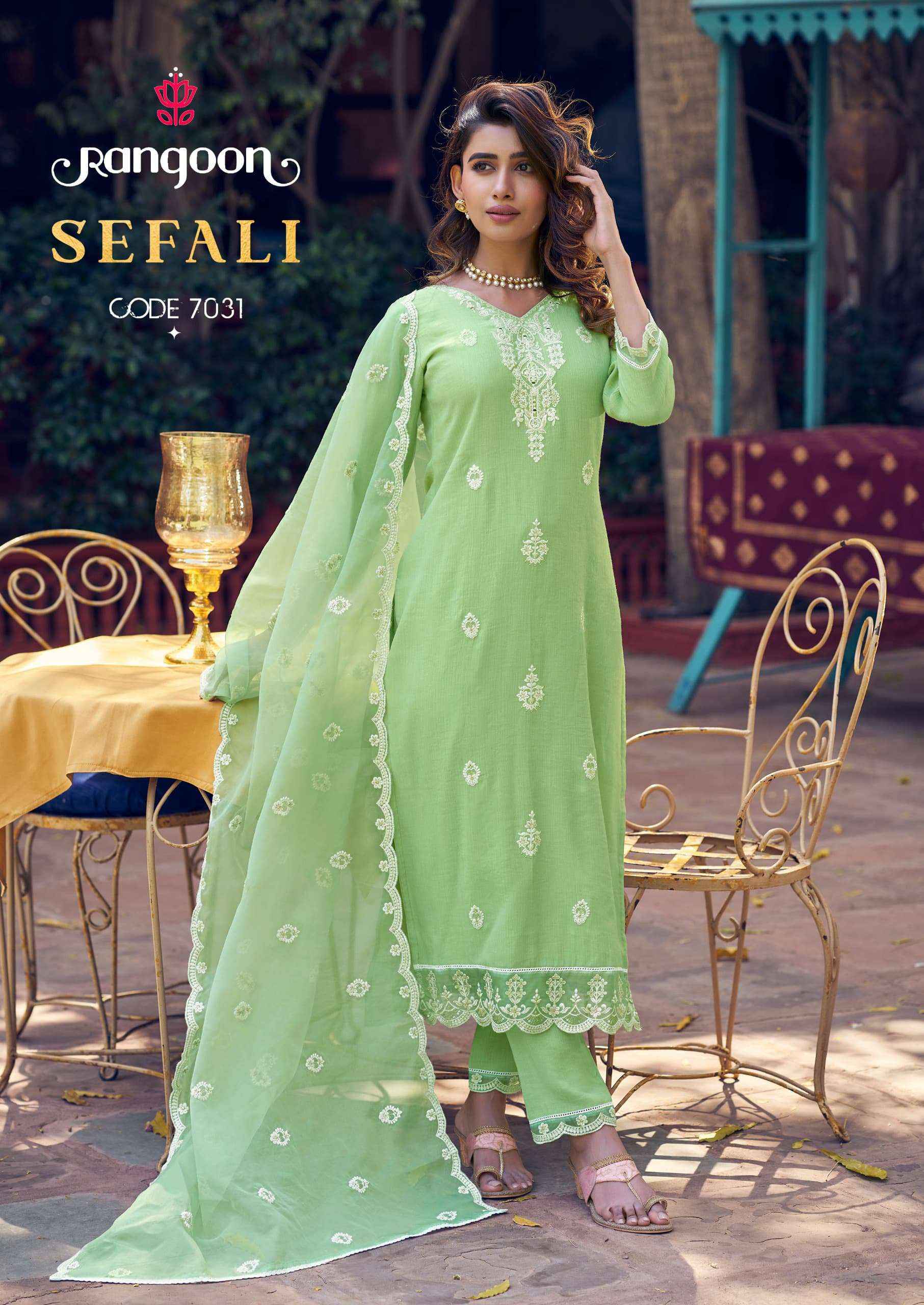 Rangoon Sefali Viscose Kurti Combo 4 pcs Catalogue