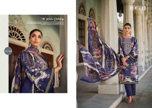 Romani Aarzu Vol 17 Cotton Dress Material 8 pcs Catalogue