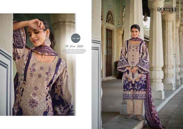 Romani Aarzu Vol 17 Cotton Dress Material 8 pcs Catalogue