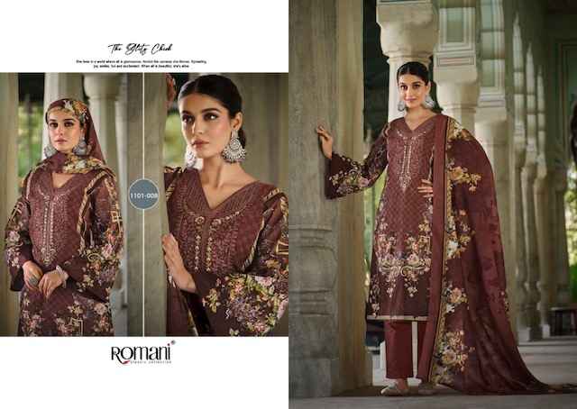 Romani Aarzu Vol 17 Cotton Dress Material 8 pcs Catalogue